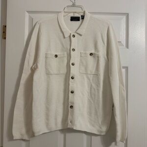 Saks Fifth Avenue Men's Knit Button-Up Sweater